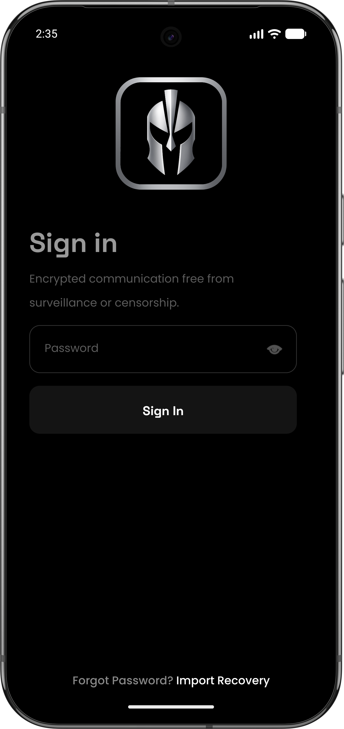 Secure Legion App Screen 5